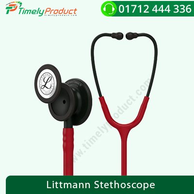 3M Littmann Stethoscope Classic – III Burgundy Black, 5868