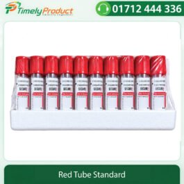 SECURE Red Cap Clot Activator Blood Collection Tube