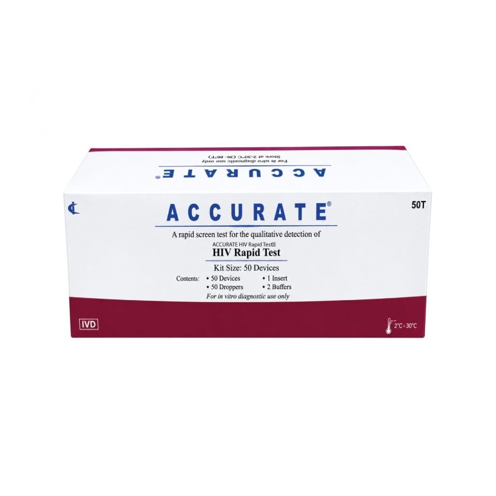ACCURATE HIV Rapid Test 50 Devices Price in Bangladesh ACCURATE HIV Rapid Test 50 Devices Price in Bangladesh